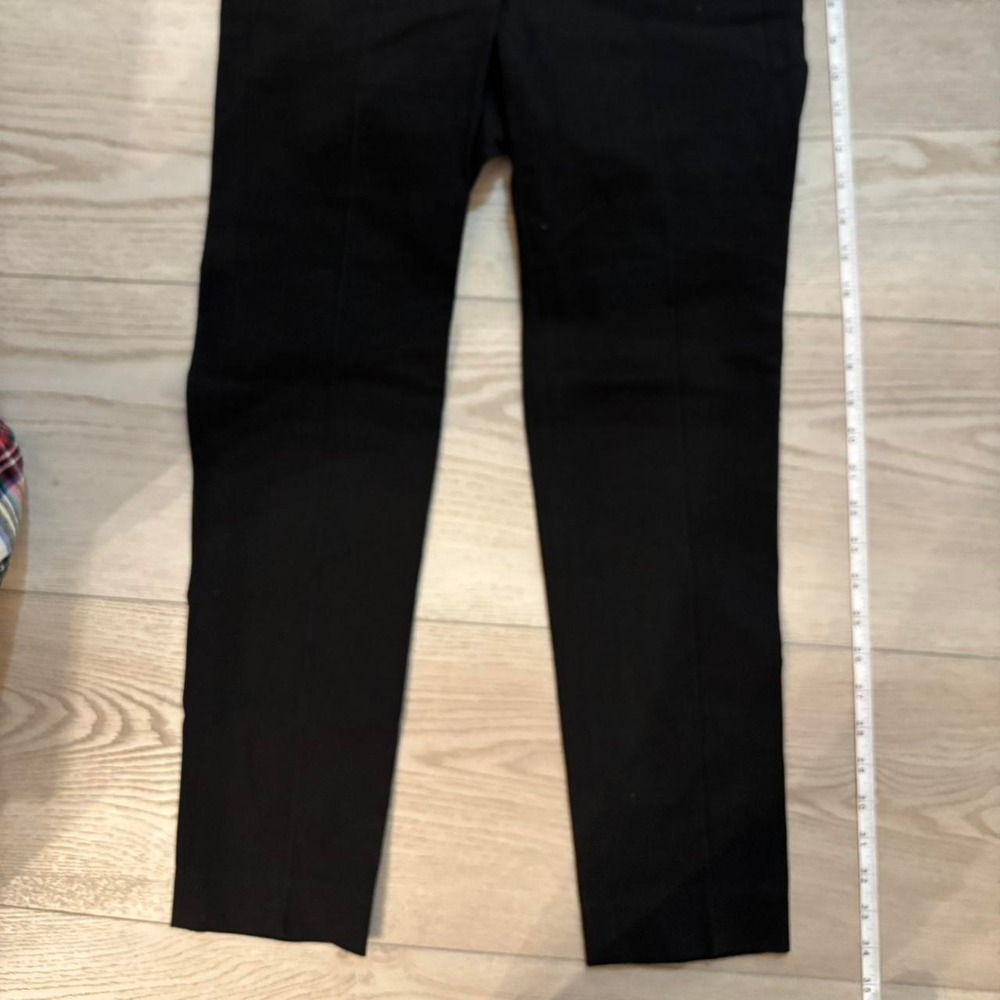 Helmut Lang Womens Size 00 Black Straight front pants Made in USA Excellent Used - Picture 4 of 8